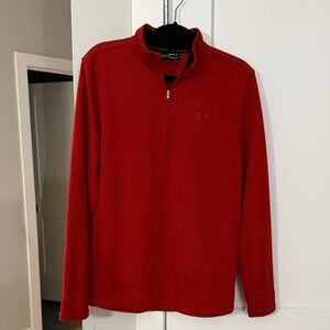 Under Armour Men's Zip Up Red Sweater
